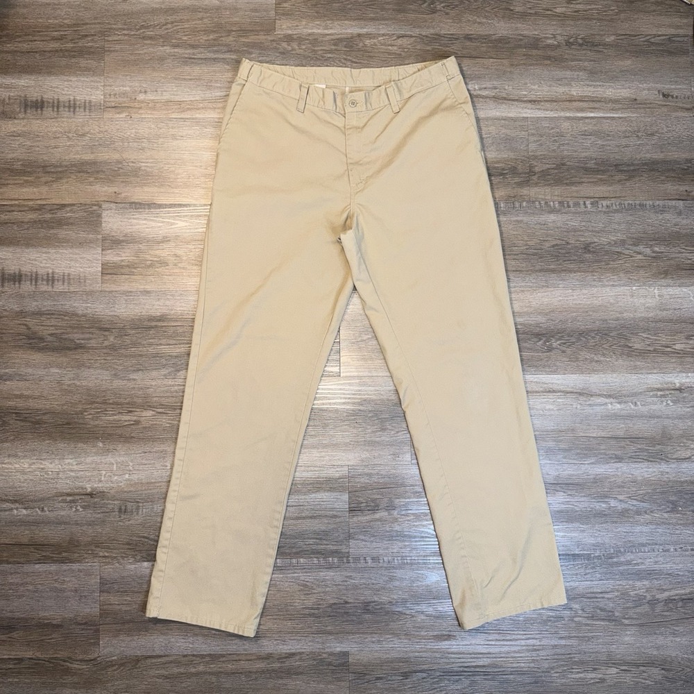 Dickies Work Pants Mens W36 x L34 Classic Straight-Leg Cut Khaki
